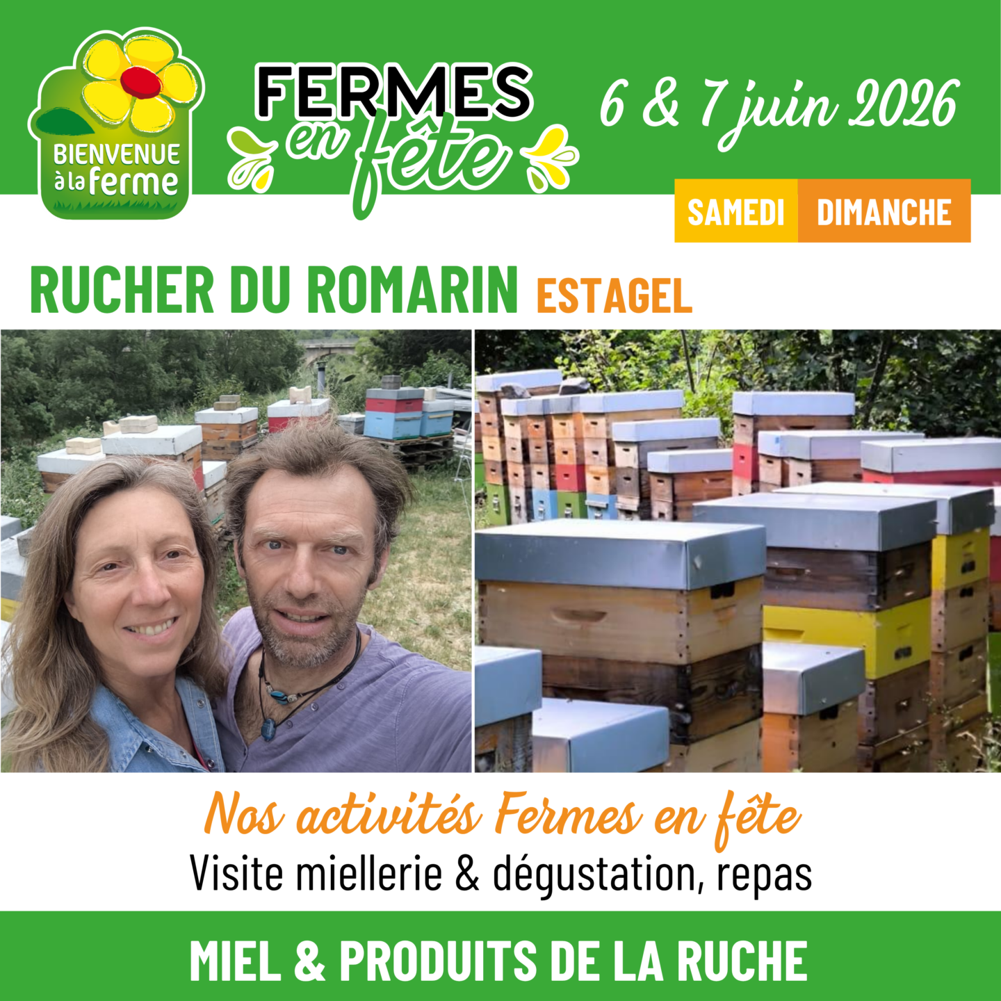 FERMES EN FÊTE AU RUCHER DU ROMARIN Estagel