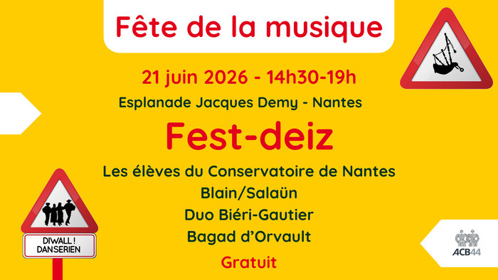 Fest-deiz de l'ACB44 Esplanade Jacques Demy