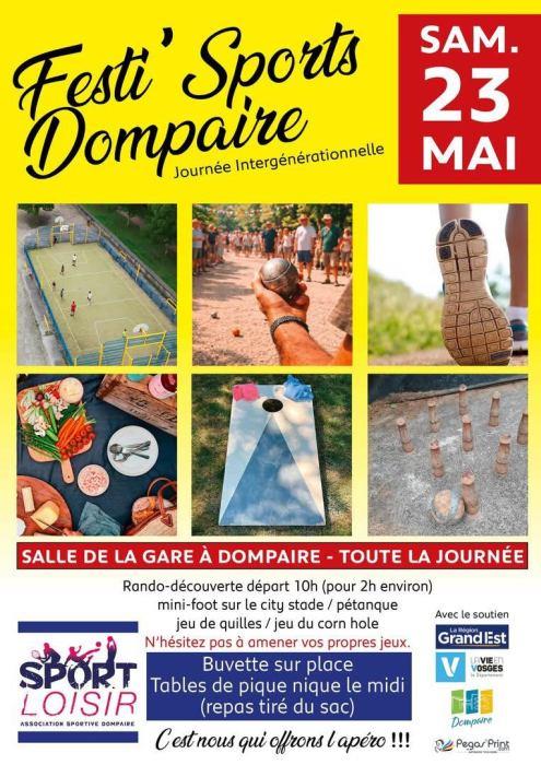 Festi’ Sports Dompaire rue de la Gare Dompaire