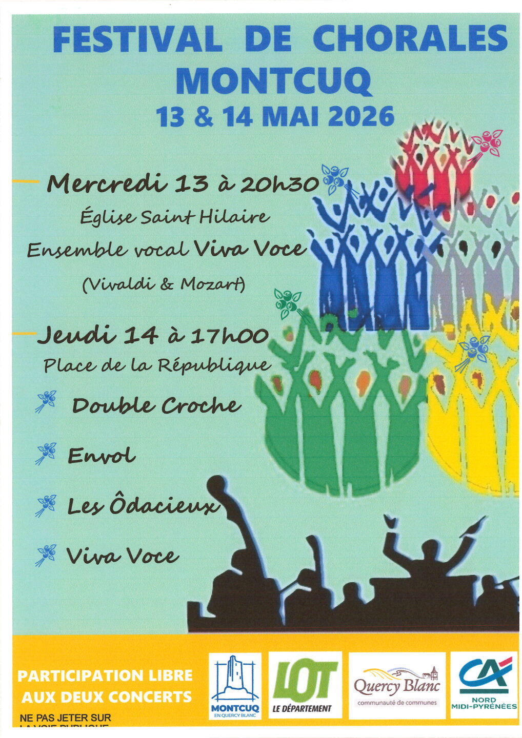 Festival de chorales à Montcuq  Montcuq-en-Quercy-Blanc