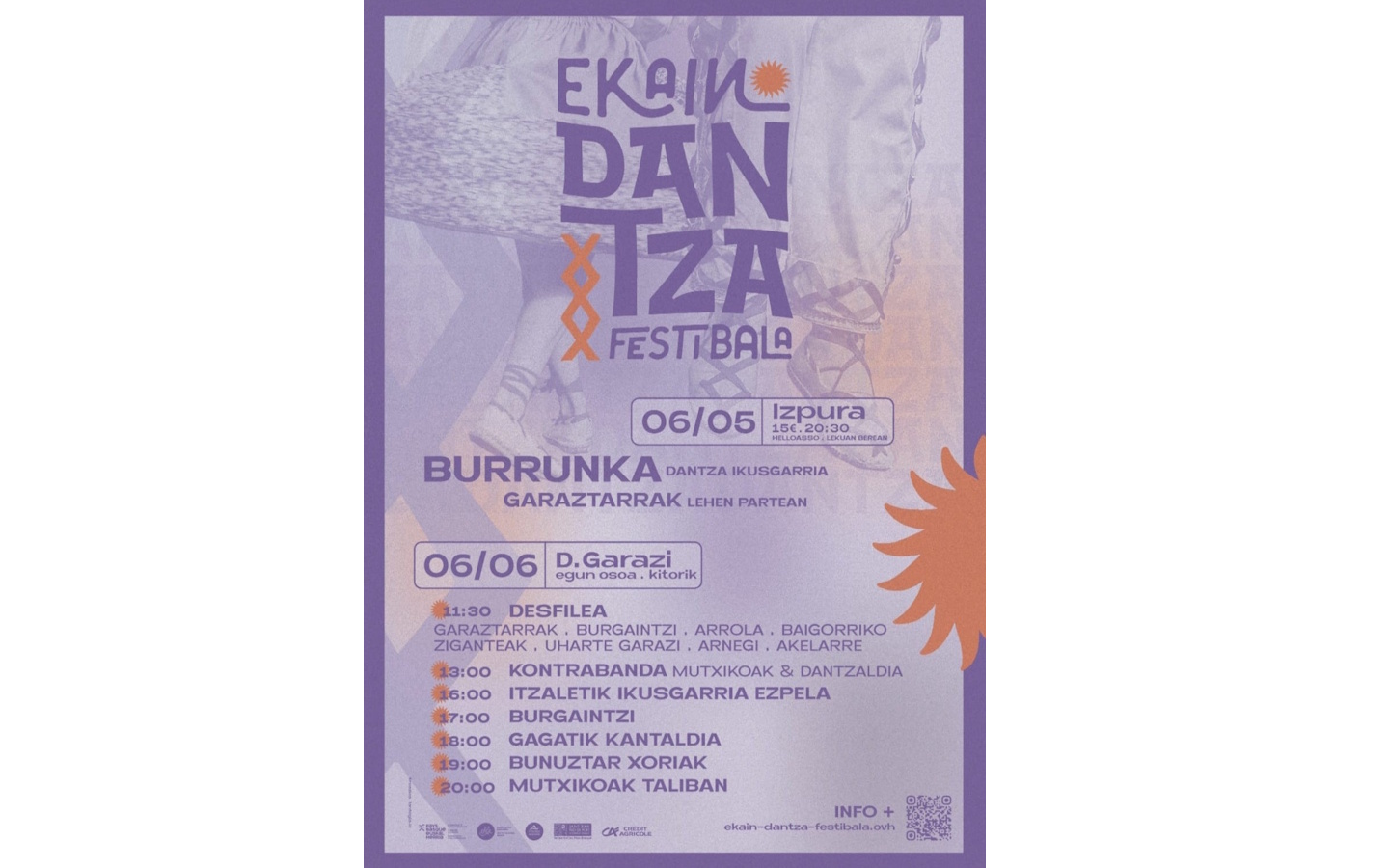 Festival de danse basque Ekain dantza festibala 12 Place des Remparts Saint-Jean-Pied-de-Port 2026-06-06