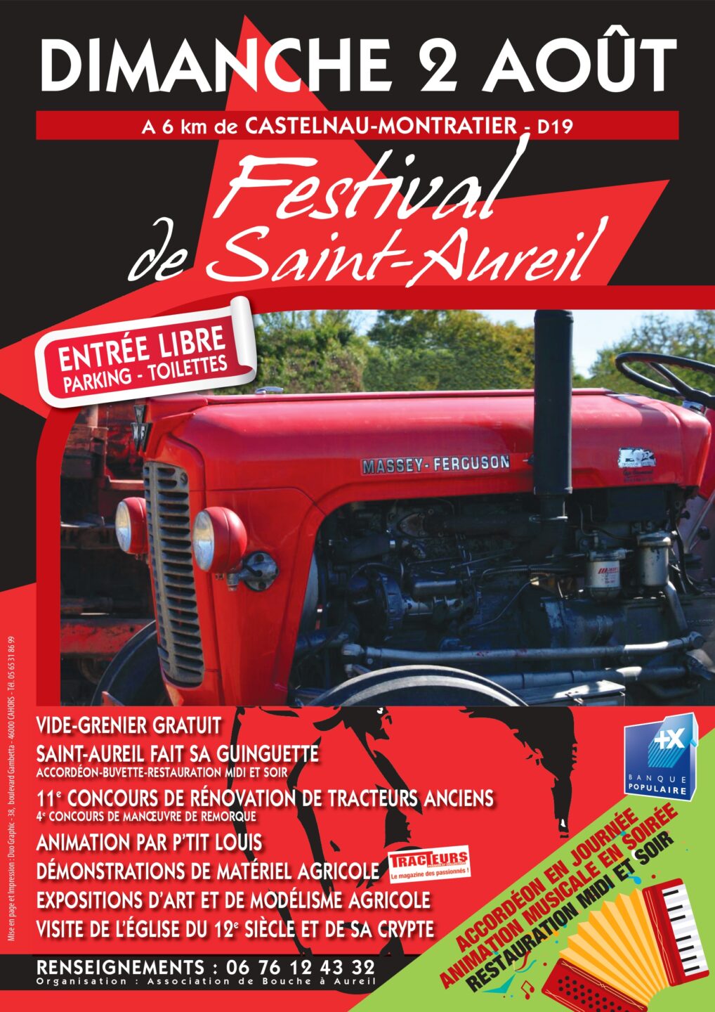 Festival de Saint-Aureil Saint-Aureil Castelnau Montratier-Sainte Alauzie