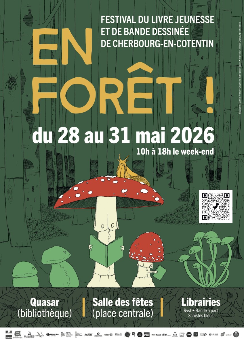 Festival du livre de jeunesse et de Bande dessinée EN FORÊT ! Bibliothèque Jacques Prévert Cherbourg-en-Cotentin 2026-05-30