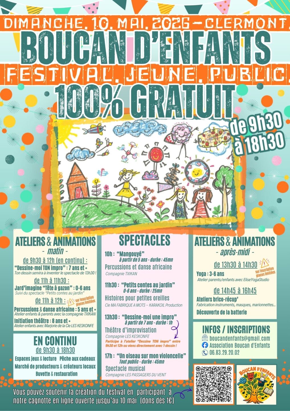 Festival Jeune Public 100% gratuit Hall des Sports de Clermont Clermont