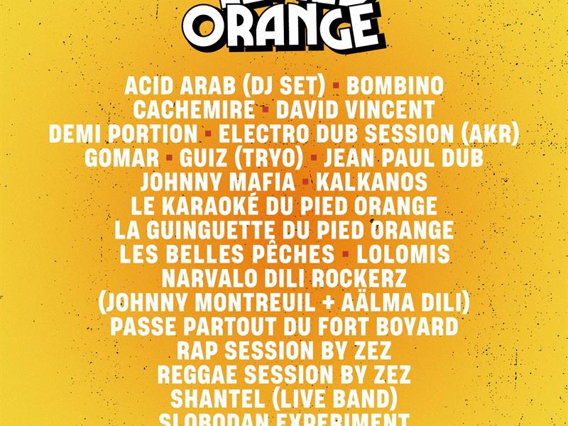 Festival Le Pied Orange Le Val-d’Ajol