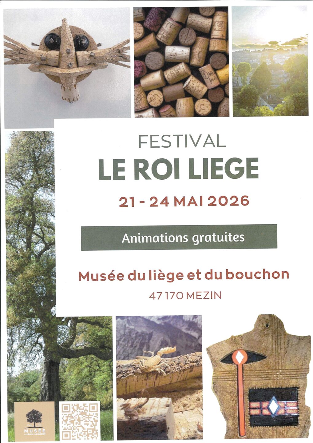 Festival le roi liège Musée du liège et du bouchon Mézin
