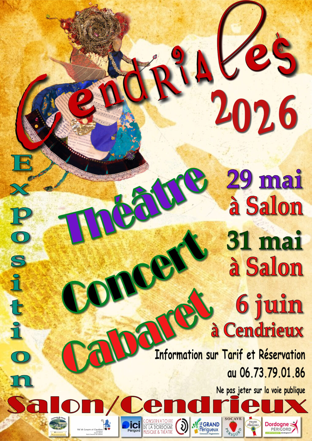 Festival Les Cendriales Cabaret Espace culturel André Malraux Val de Louyre et Caudeau 2026-06-06