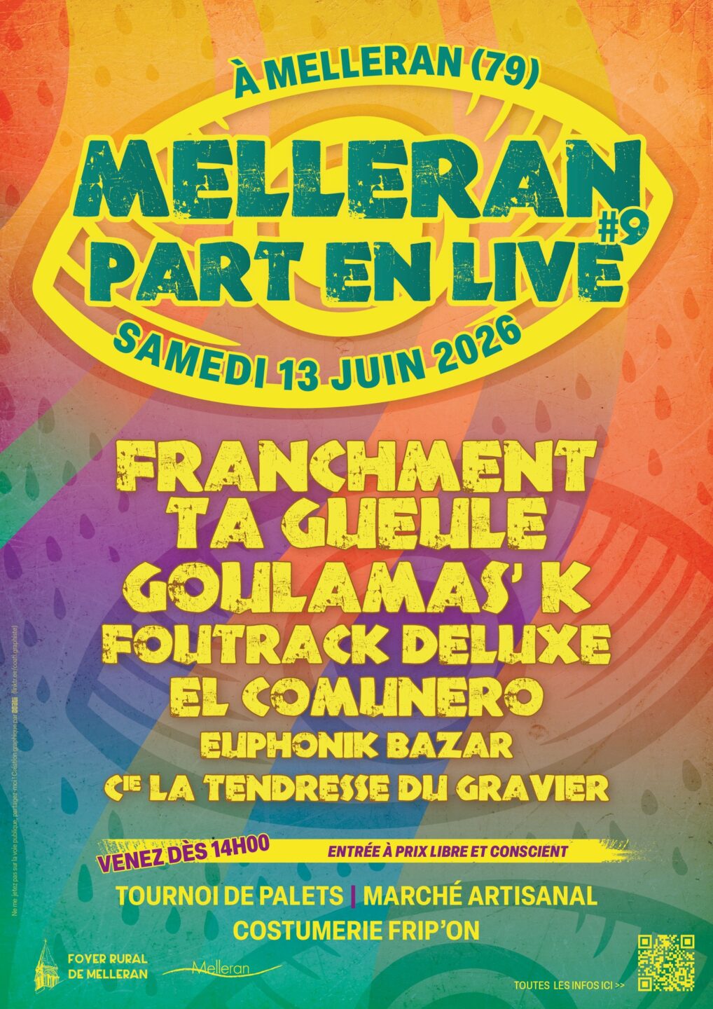 Festival Melleran Part en Live Place de l'Église Melleran 2026-06-13