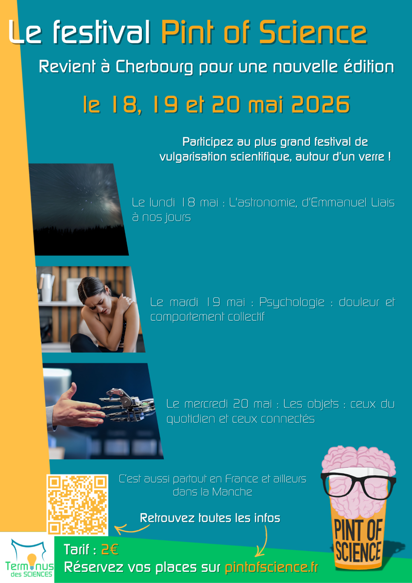 Festival Pint of Science Salle des Fête de Cherbourg Cherbourg-en-Cotentin