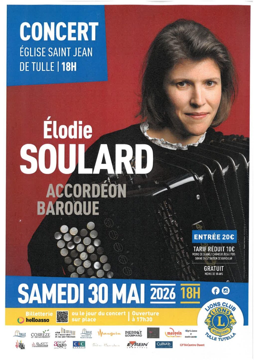 Festival Tulle remet le son Concert Elodie Soulard Place Pasteur Tulle
