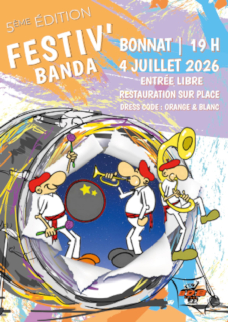 FESTIV'BANDA Place de la Fontaine Bonnat 2026-07-04