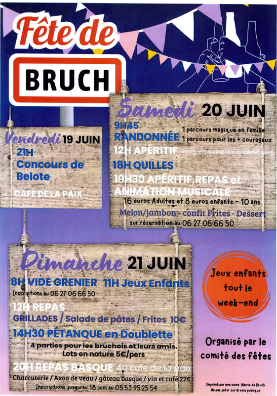 Fête de Bruch 2026 Bruch 2026-06-19