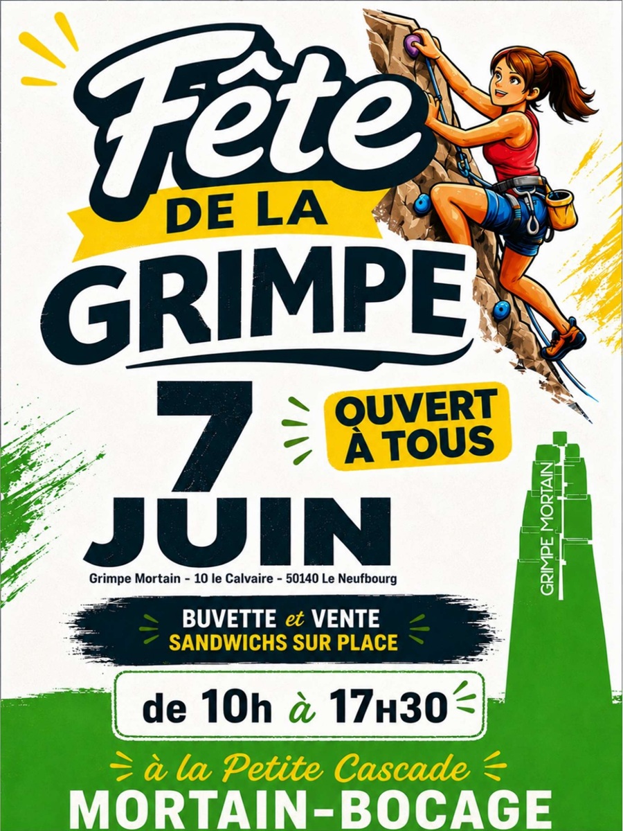 Fête de la grimpe Rue du Pont Bossard Mortain-Bocage