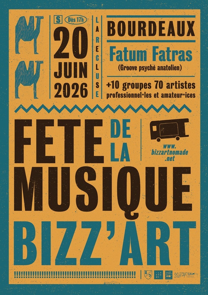 Fête de la Musique 2026 Parc de la Recluse Bourdeaux
