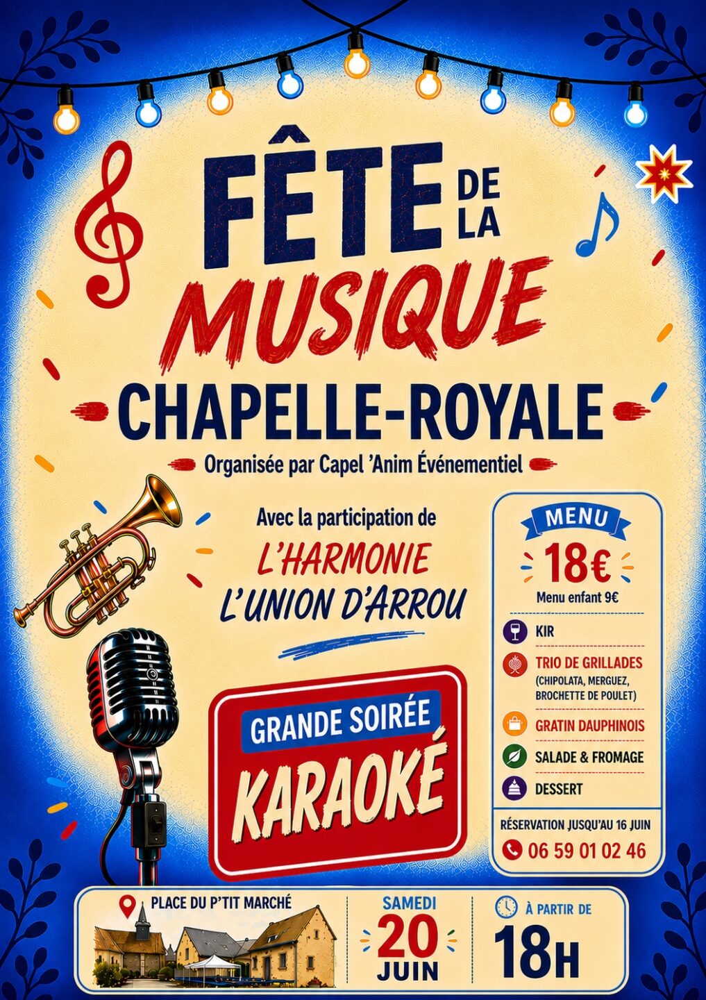 fête de la musique à Chapelle-Royale Chapelle-Royale