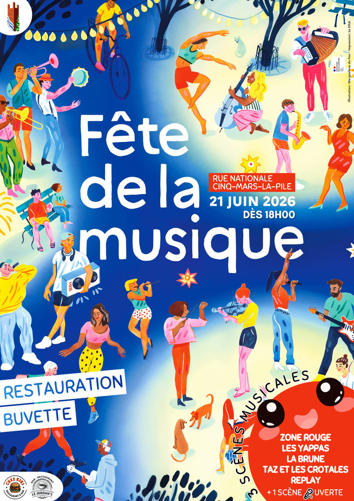 Fête de la Musique à Cinq-Mars-la-Pile, Cinq-Mars-la-Pile, Cinq-Mars-la-Pile