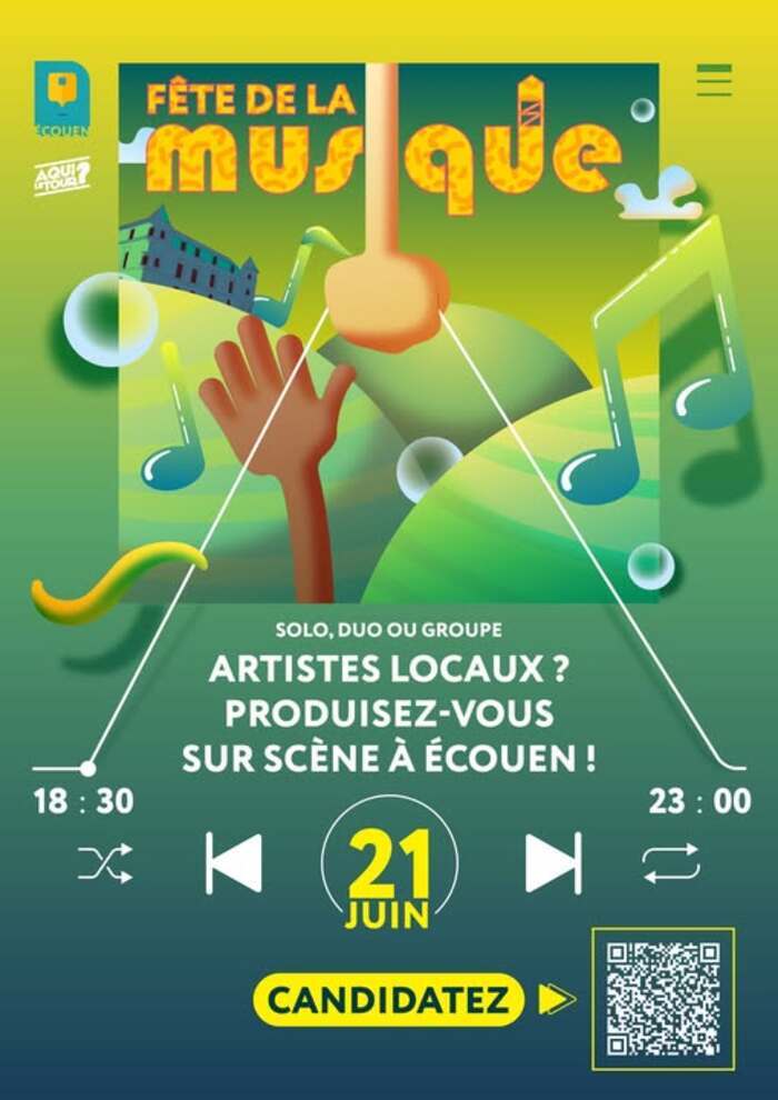 Fête de la musique à Écouen – scène ouverte, Place du Manoir des Tourelles, Écouen