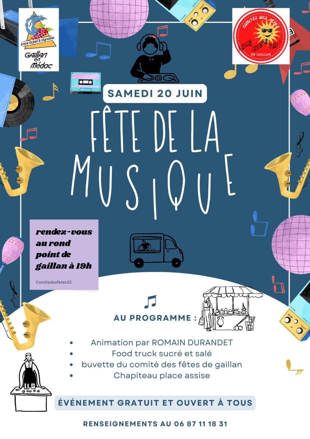 Fête de la musique à Gaillan  Gaillan-en-Médoc