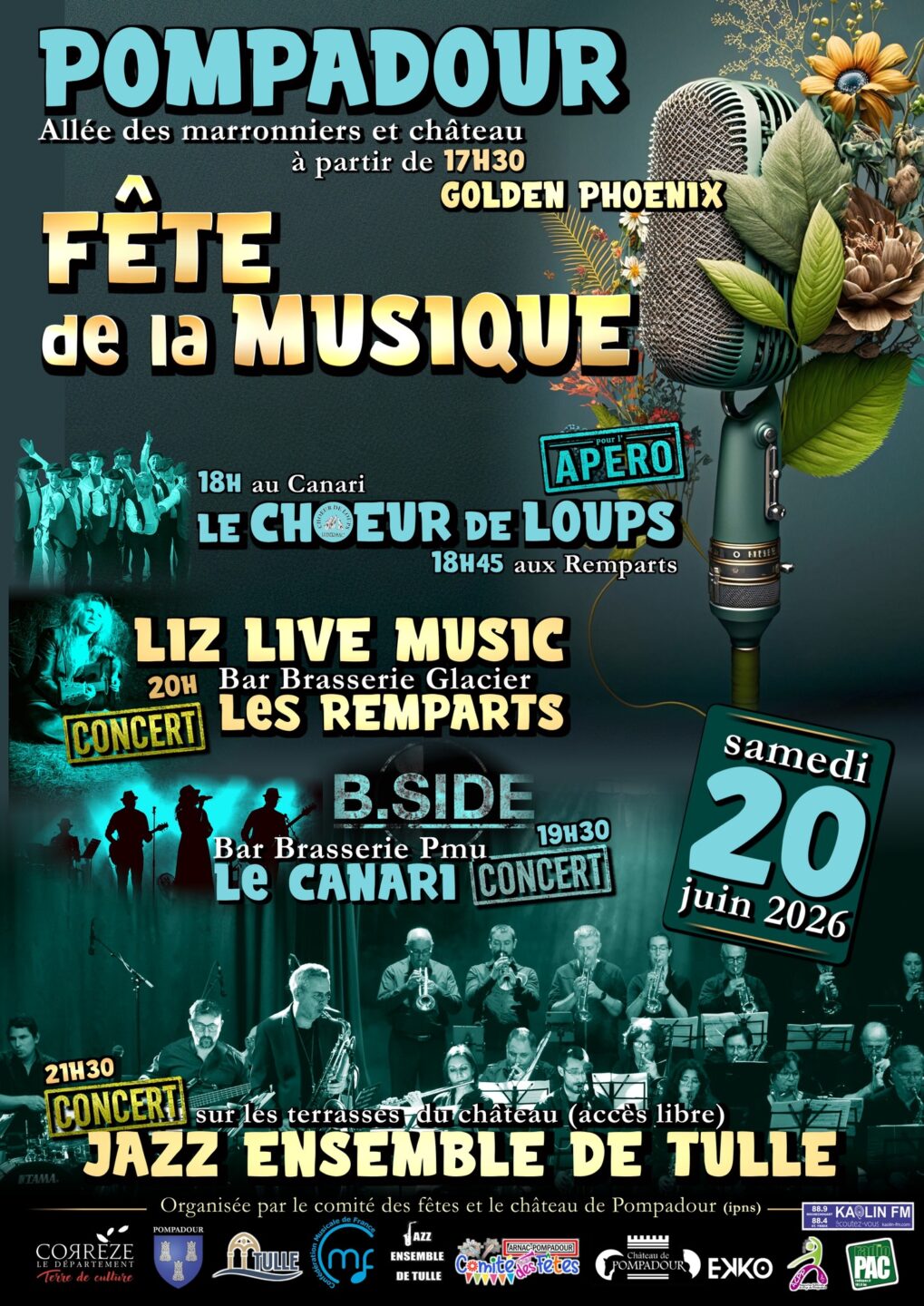 Fête de la Musique à Pompadour Arnac-Pompadour