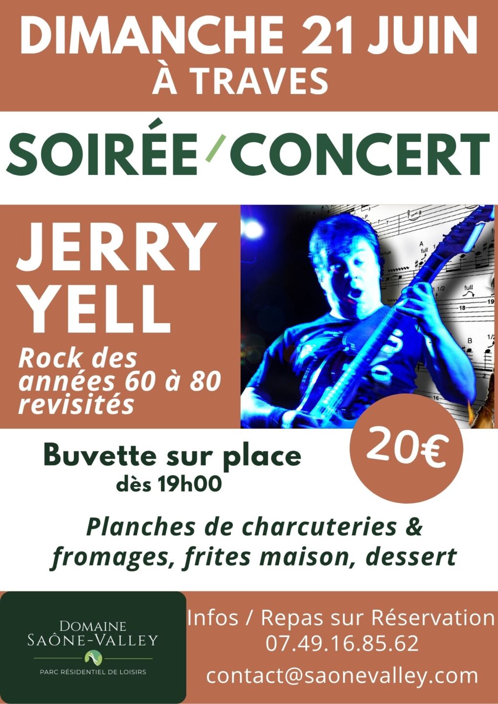 Fête de la Musique au Domaine Saône-Valley ! Restaurant L’ÉVASION au Domaine Saône-Valley Traves