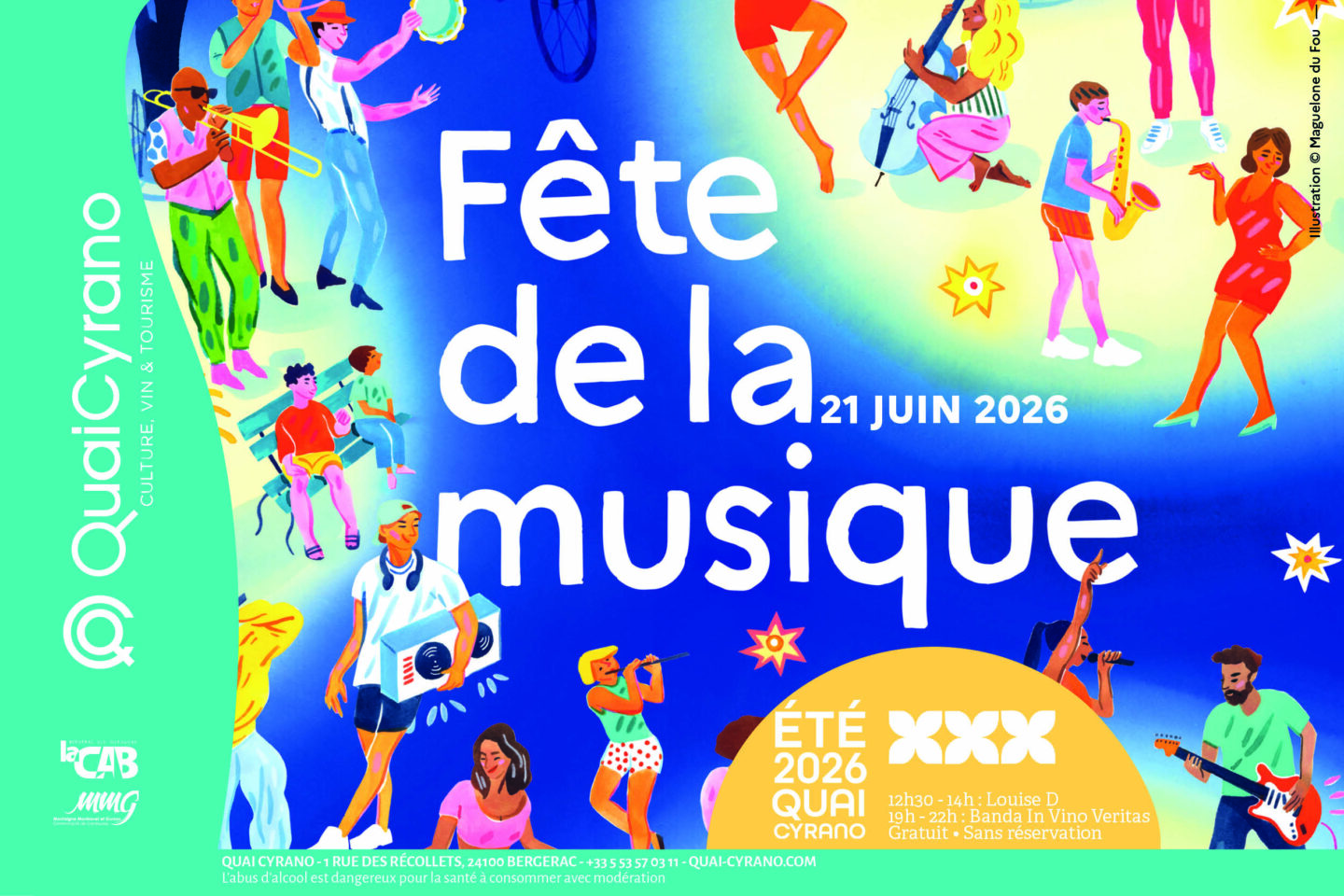 Fête de la musique Quai Cyrano Bergerac