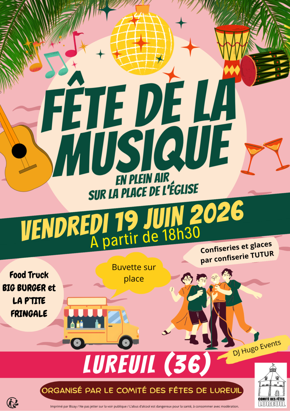 Fête de la musique et food truck Lureuil