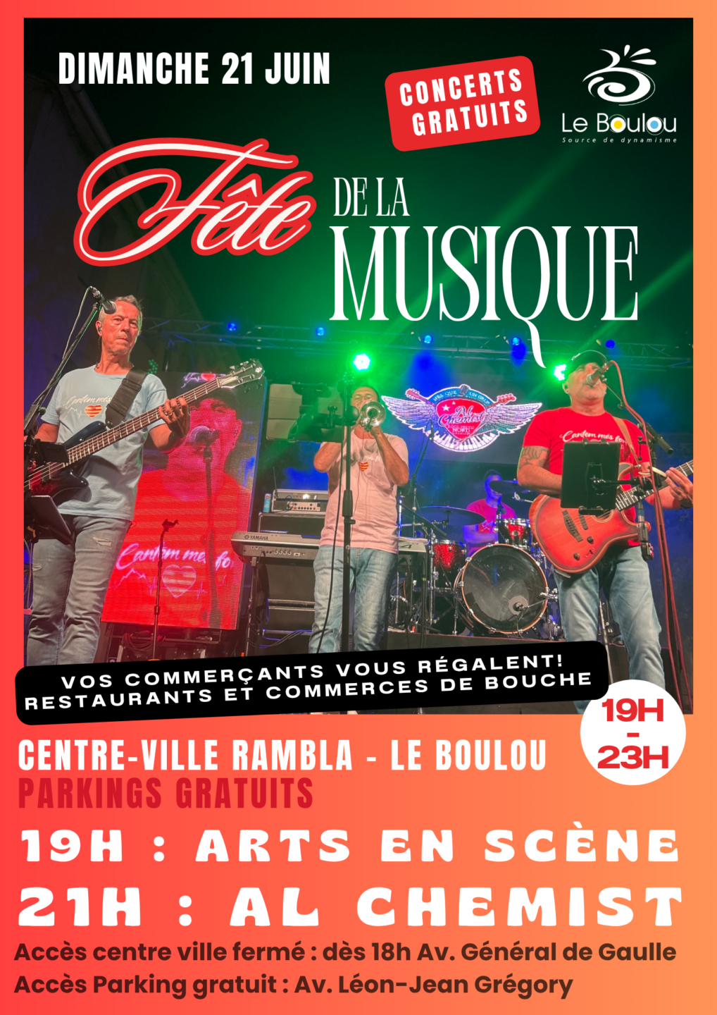 FÊTE DE LA MUSIQUE LE BOULOU Rue des Pyrénées Le Boulou