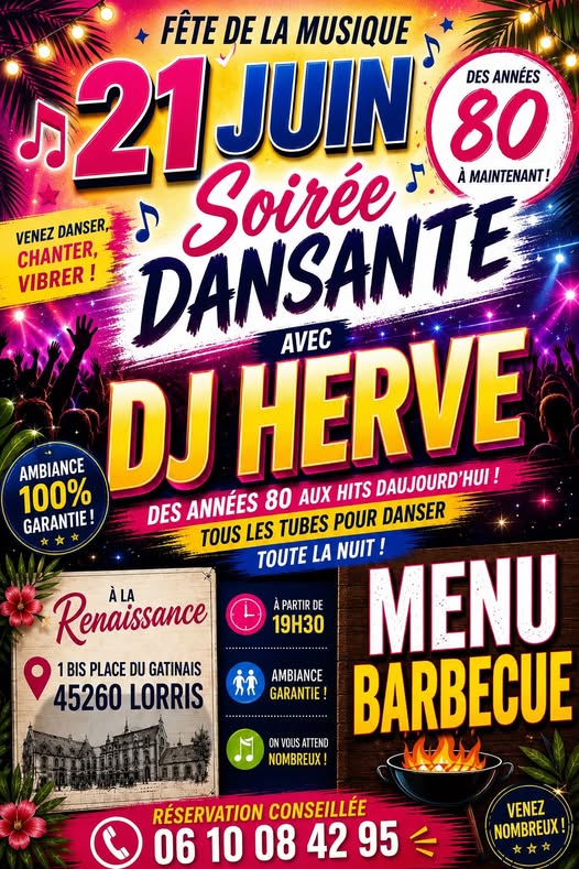 Fête de la musique Lorris 2026-06-21