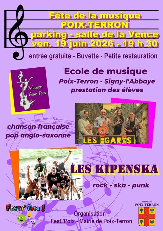 Fête de la musique Poix Terron Poix-Terron