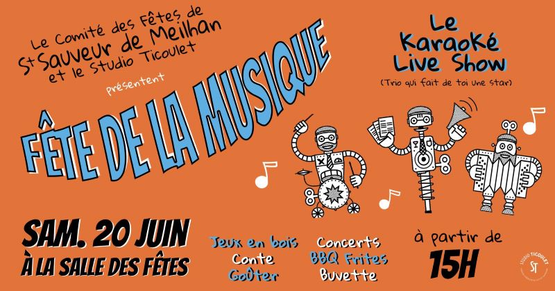 Fête de la Musique Salle des Fêtes Saint-Sauveur-de-Meilhan 2026-06-20