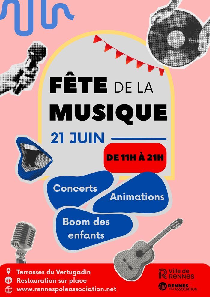 Fête de la Musique Terrasses Du Vertugadin Rennes