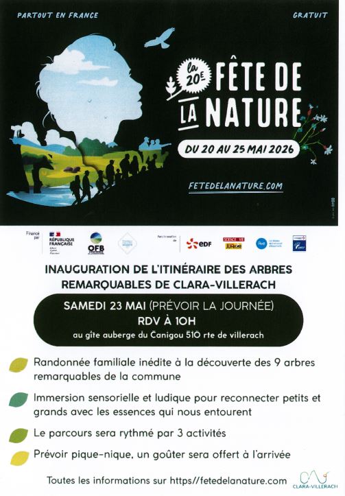 FÊTE DE LA NATURE  Clara-Villerach