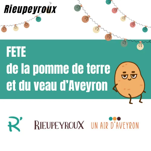 Fête de la pomme de terre et du veau d'Aveyron  Rieupeyroux 2026-08-02