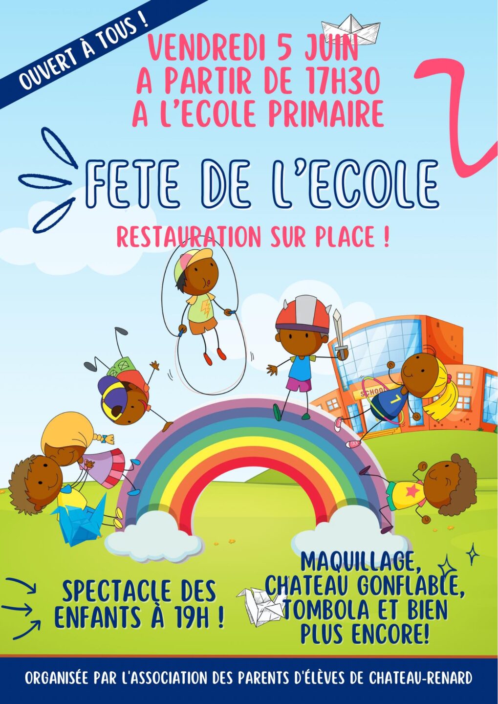Fête de l&rsquo;école  Château-Renard