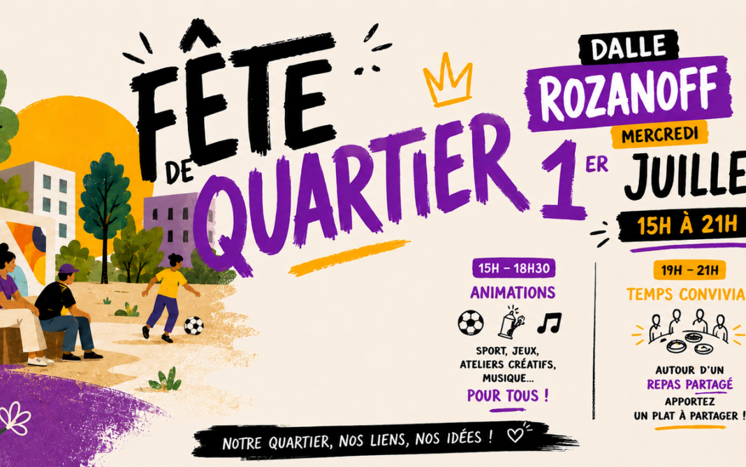 Fête de quartier Dalle Rozanoff Paris