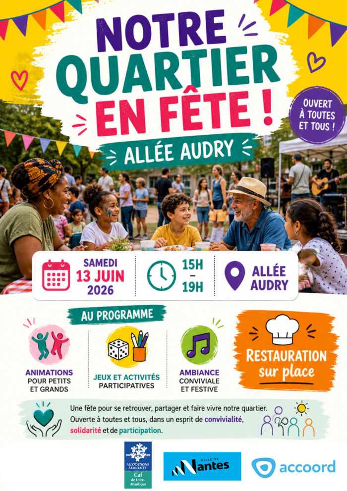 Fête de quartier du Breil allée Jacqueline Audry