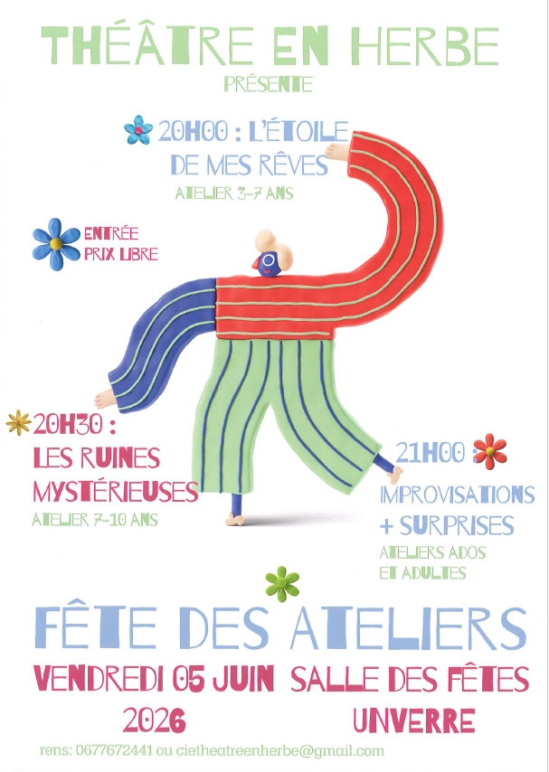 Fête des ateliers du Théâtre en Herbe Unverre