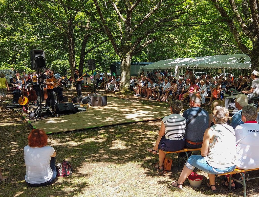 Fête des Bonnes Fontaines Site des Bonnes Fontaines Cussac