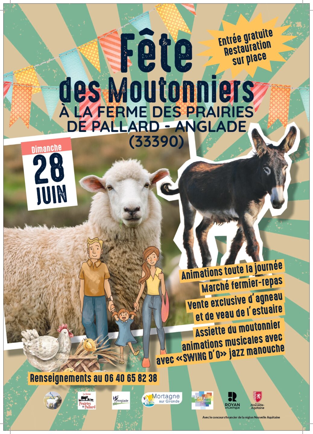 Fête des Moutonniers à la Ferme des Prairies de Pallard Anglade