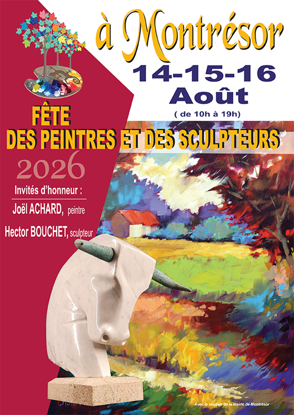 Fête des peintres et sculpteurs à Montrésor Montrésor