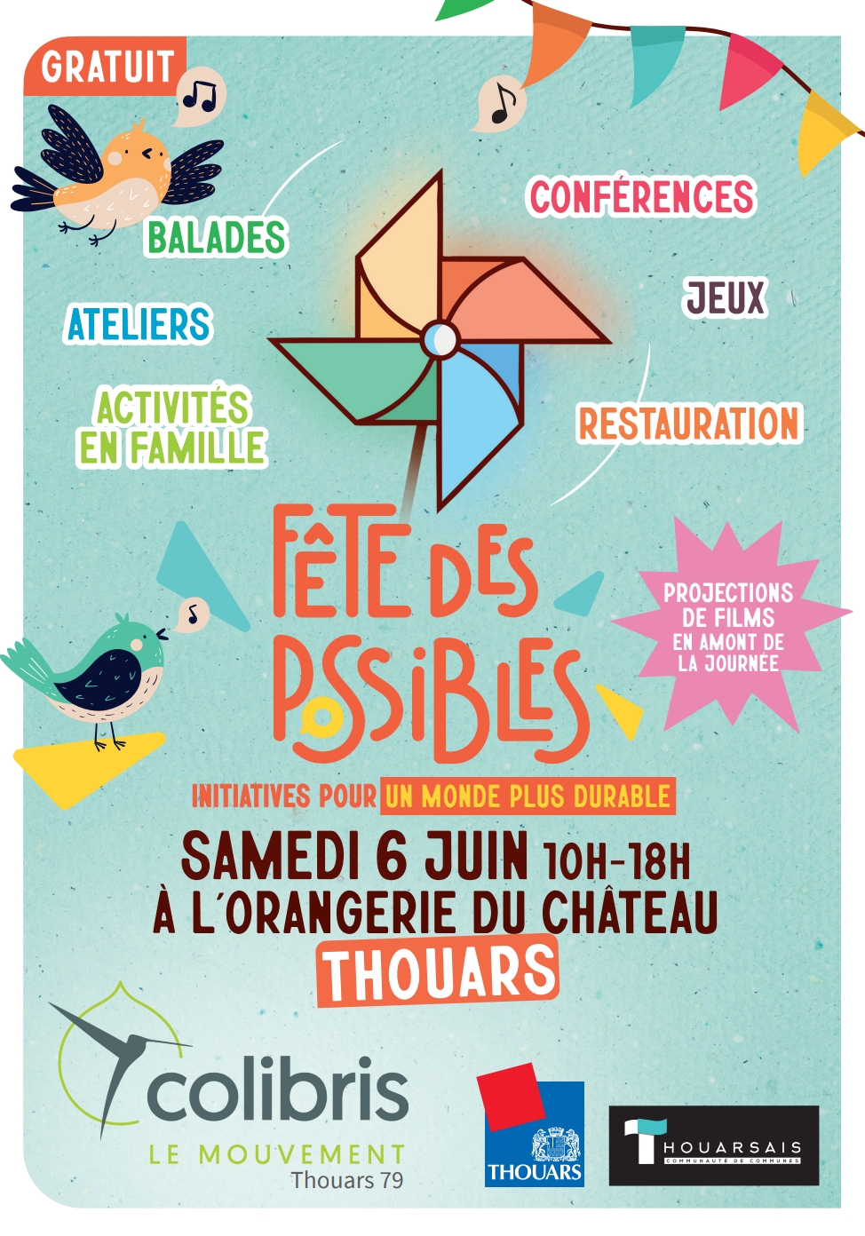 Fête des possibles 5 Avenue des Martyrs de la Résistance Thouars 2026-06-06
