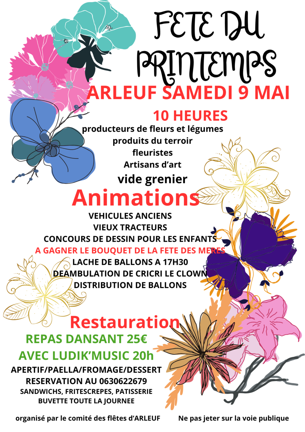 Fête du printemps Le bourg Arleuf