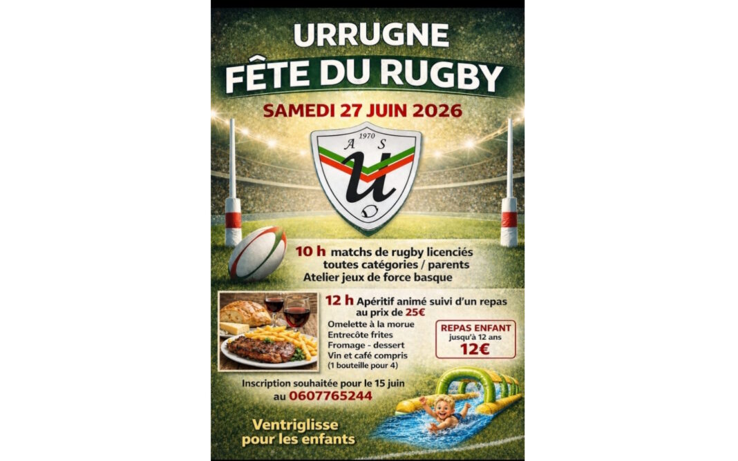 Fête du rugby Stade Urrugne