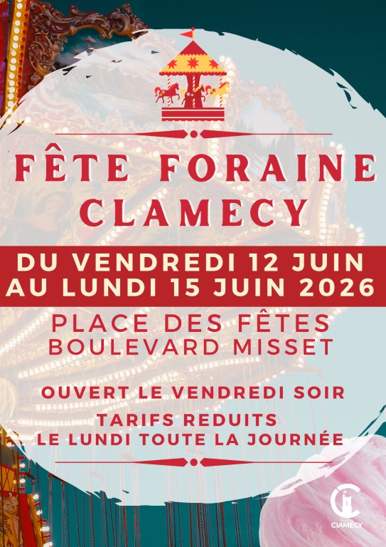 Fête foraine Place des fêtes Clamecy