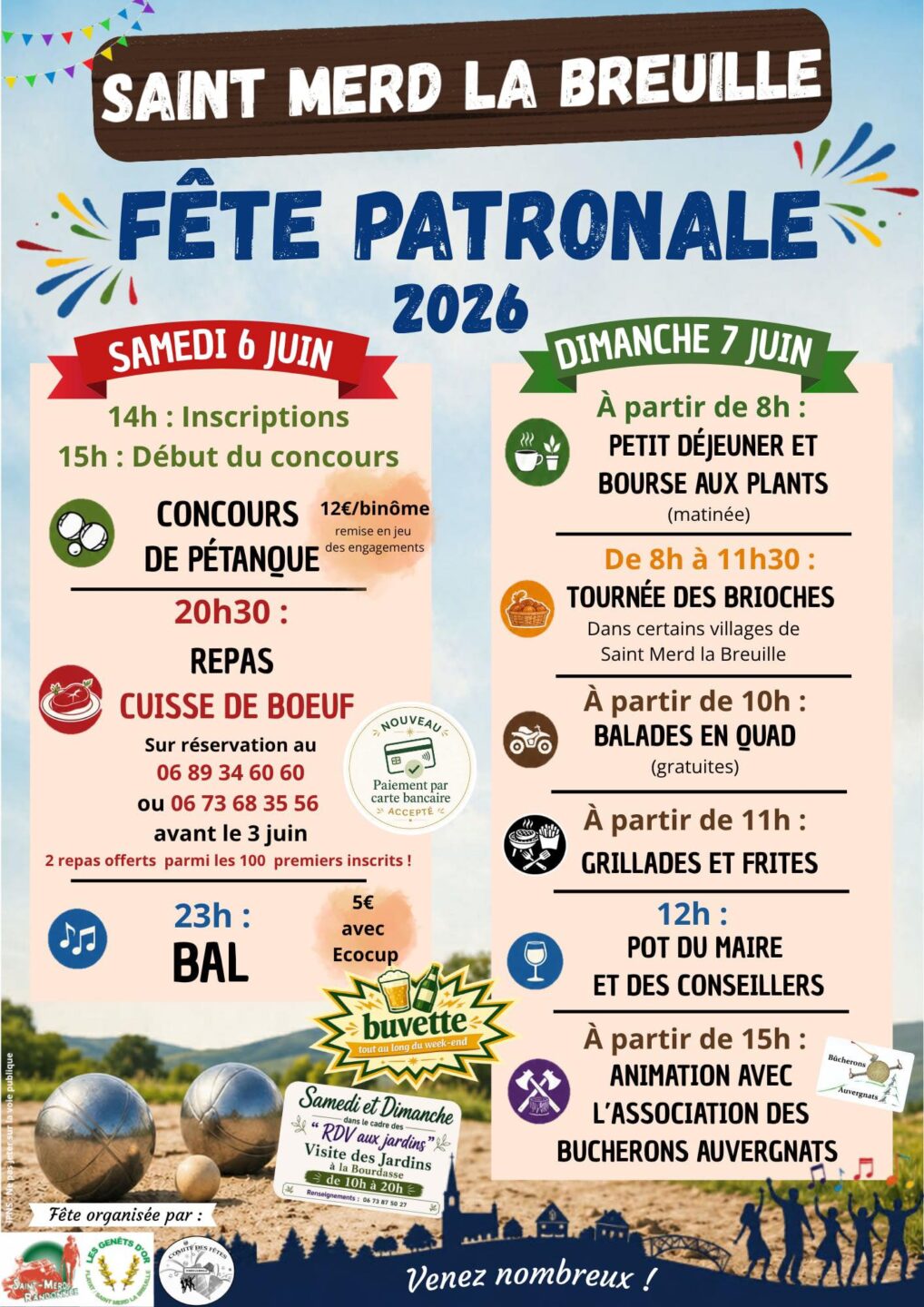Fête patronale à Saint-Merd-la-Breuille  Saint-Merd-la-Breuille