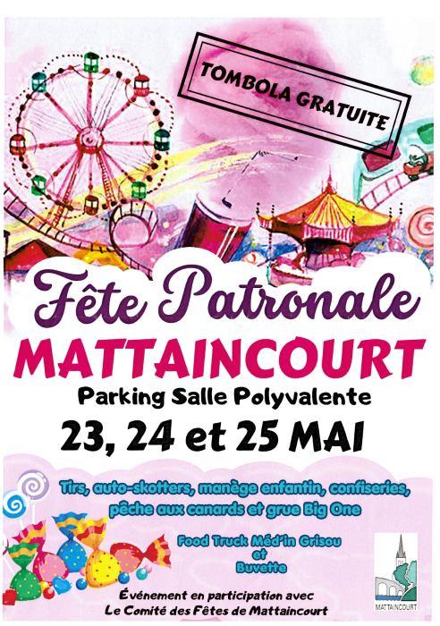 Fête patronale 10 rue Notre Dame Mattaincourt 2026-05-23