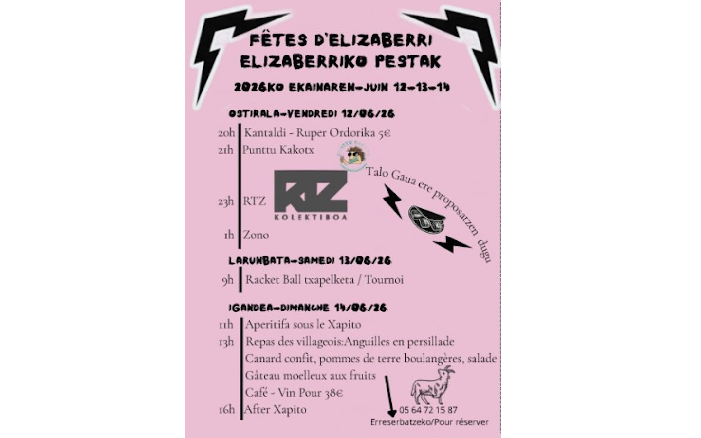 Fêtes du quartier Elizaberri Hasparren