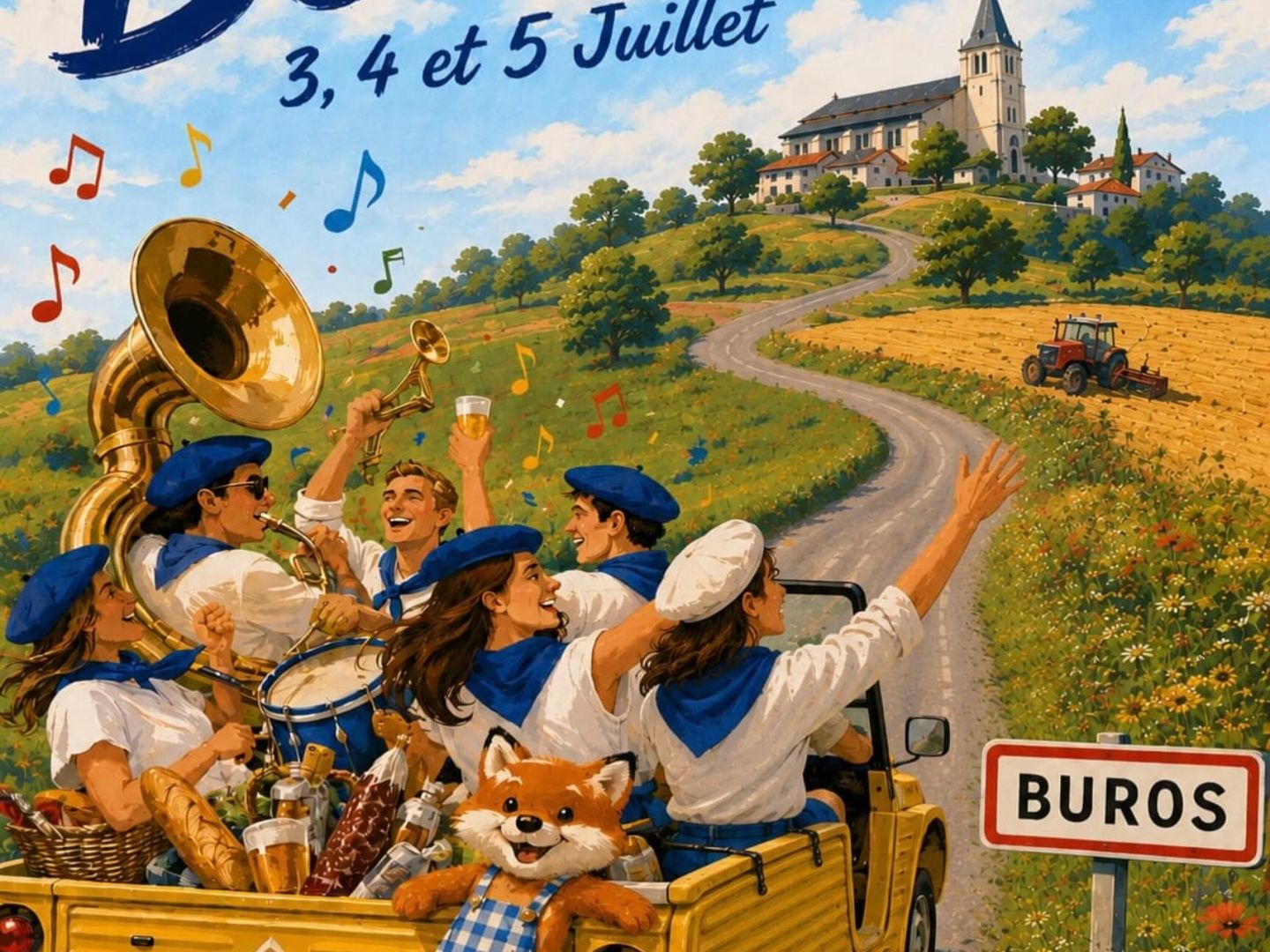 Fêtes locales  Buros 2026-07-03