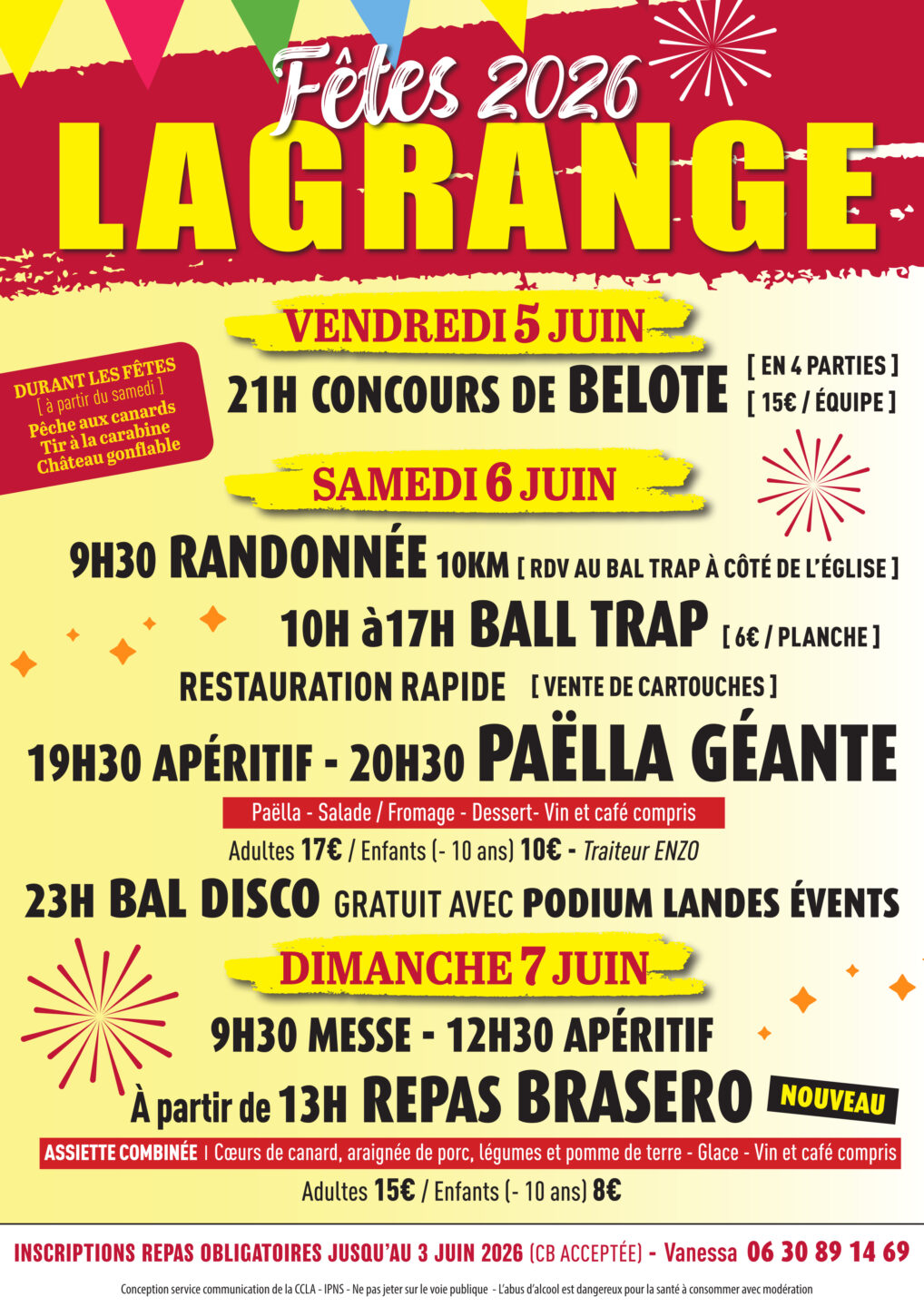 Fêtes patronales Lagrange 2026-06-05