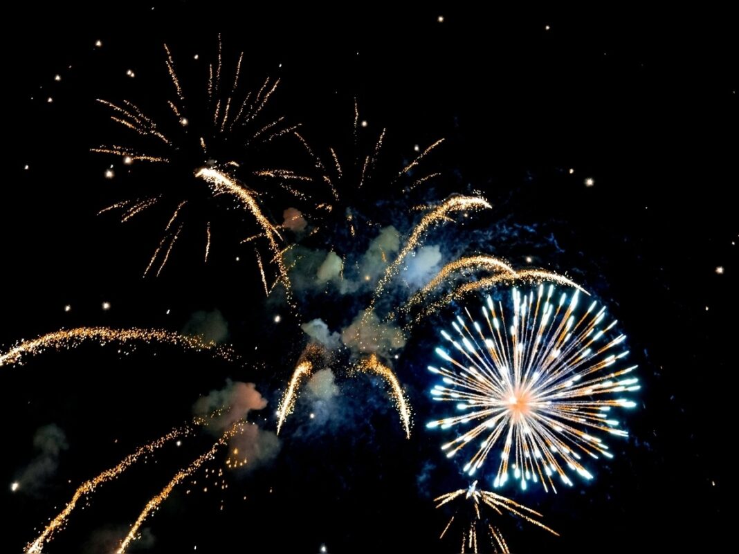 Feu d&rsquo;artifice  Ouville